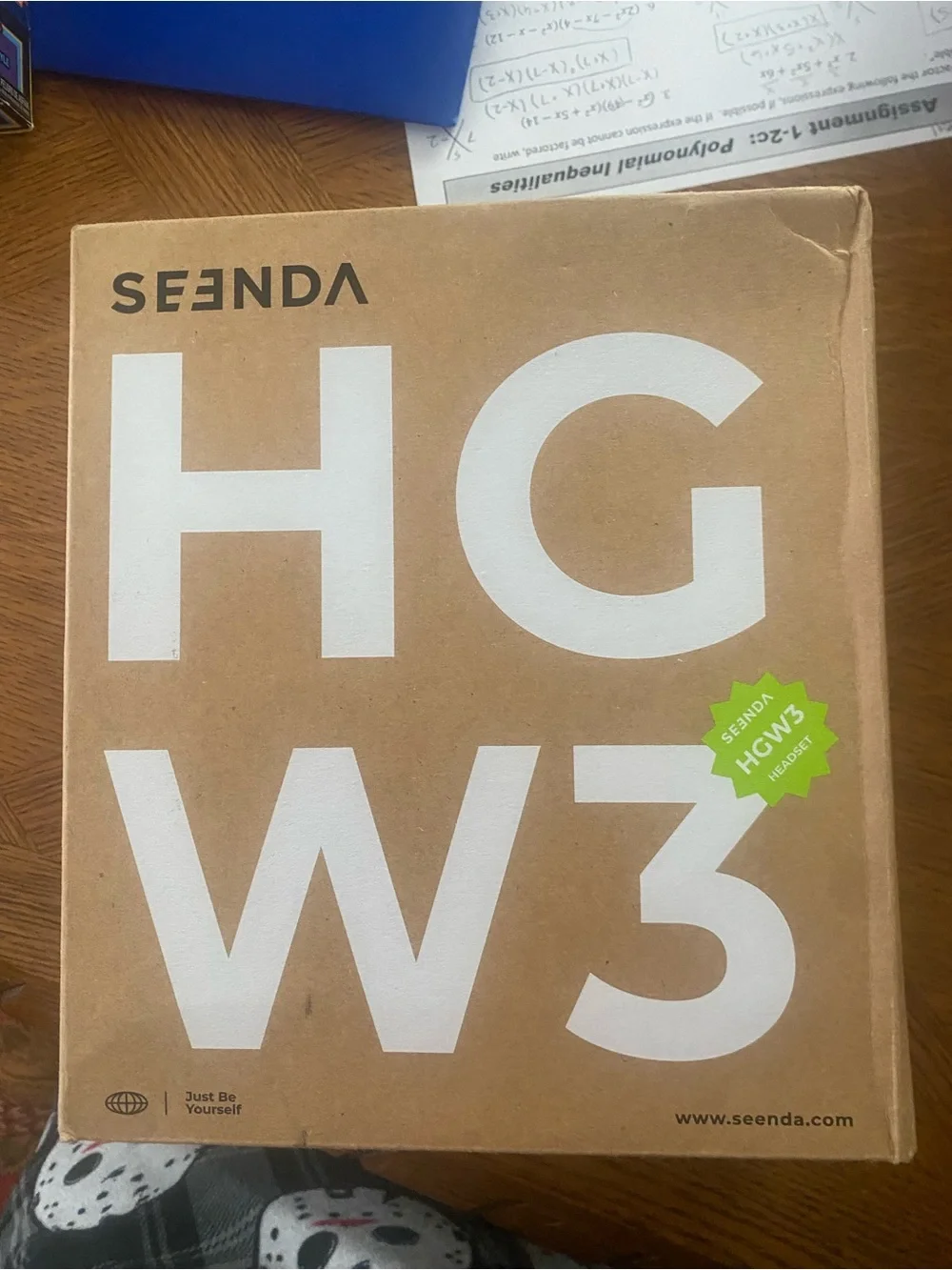 BRAND NEW Wireless LED Headset with Built-In Mic - Black